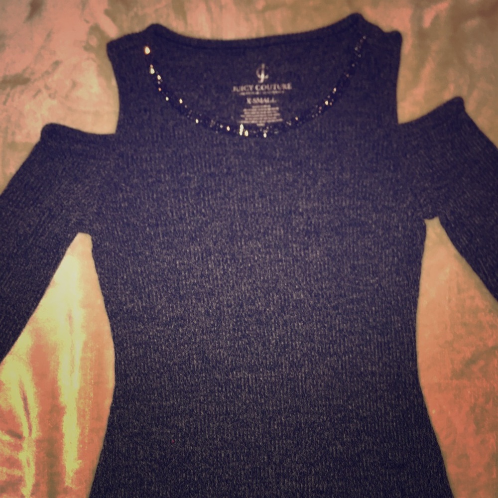 Juicy couture shoulder-less top